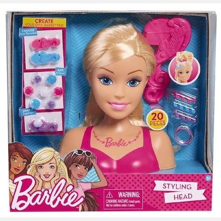 Fashionistas- fodrászolható Barbie fej