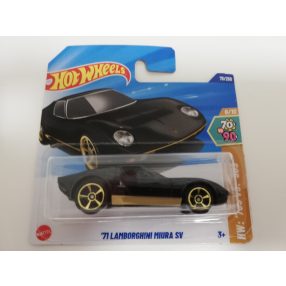  Hot Wheels kisautó   '71 Lamborghini Miura SV