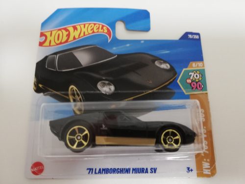  Hot Wheels kisautó   '71 Lamborghini Miura SV