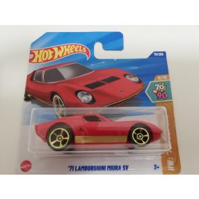  Hot Wheels kisautó   '71 Lamborghini Miura SV