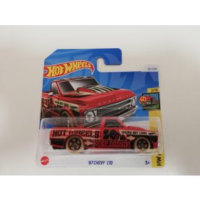 Hot Wheels kisautó 1:64 méretben  '67 Chevy C10