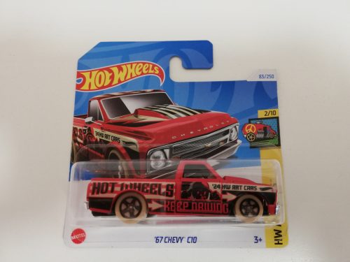  Hot Wheels kisautó 1:64 méretben  '67 Chevy C10
