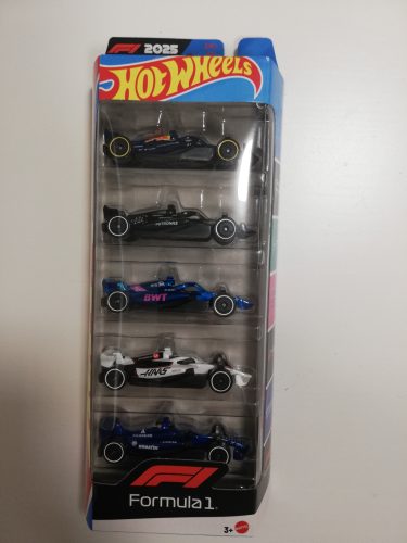 Hot Wheels Formula1  2025  5 darab