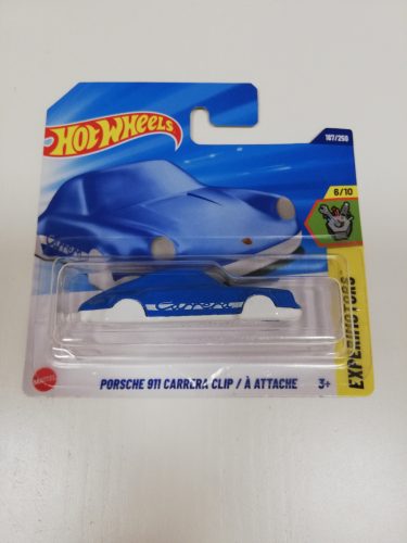 Hot Wheels Porsche 911 Carrera Clip kék