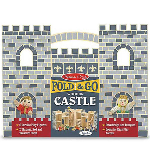 Melissa & Doug szétnyitható fa kastély