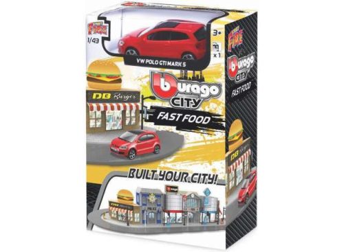 Bburago 1:43 Street Fire City gyorsétterem
