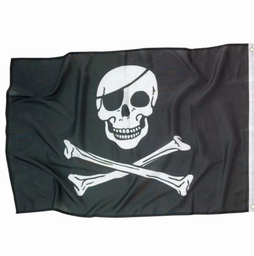 Pirate - Kalóz zászló 92 cm.  