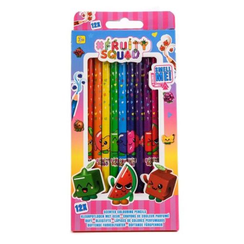 FRUITYSQUAD ILLATOS SZÍNES CERUZÁK - 12 DB  CANENCO