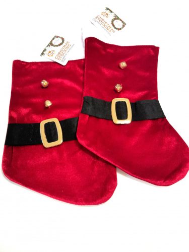 Mikulás zokni - plüss