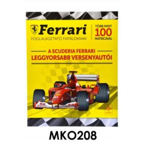 A Scuderia Ferrari  foglalk. füzet 100 matricával