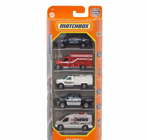 Matchbox-5 darabos kisautó készlet-MBX service
