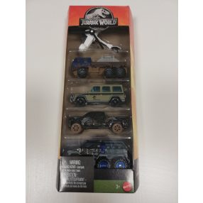 Matchbox Jurassic World 5 db-os kisautó készlet