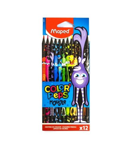 Maped színes ceruza 12db Monster